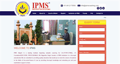 Desktop Screenshot of ipmscoaching.com